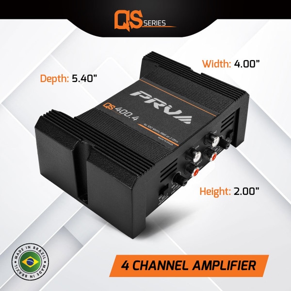 Main product image for PRV Audio QS400.4 2 Ohm 4-Channel Full-Range Amplifier294-3518